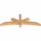Ekena Millwork Alberta Smooth Timber Gable Bracket, Western Red Cedar, 60"W x 22"H x 3 1/2"D x 3 1/2"F, 9/12 Pitch GBW060X22X0404ALB00SWR - alternate 2
